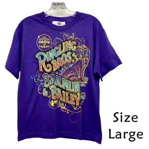 Ringling Bros Circus Purple TShirt Size Large